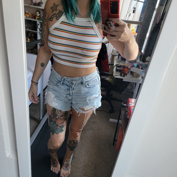 Cute Striped Rainbow Tank - Picture 5 of 6
